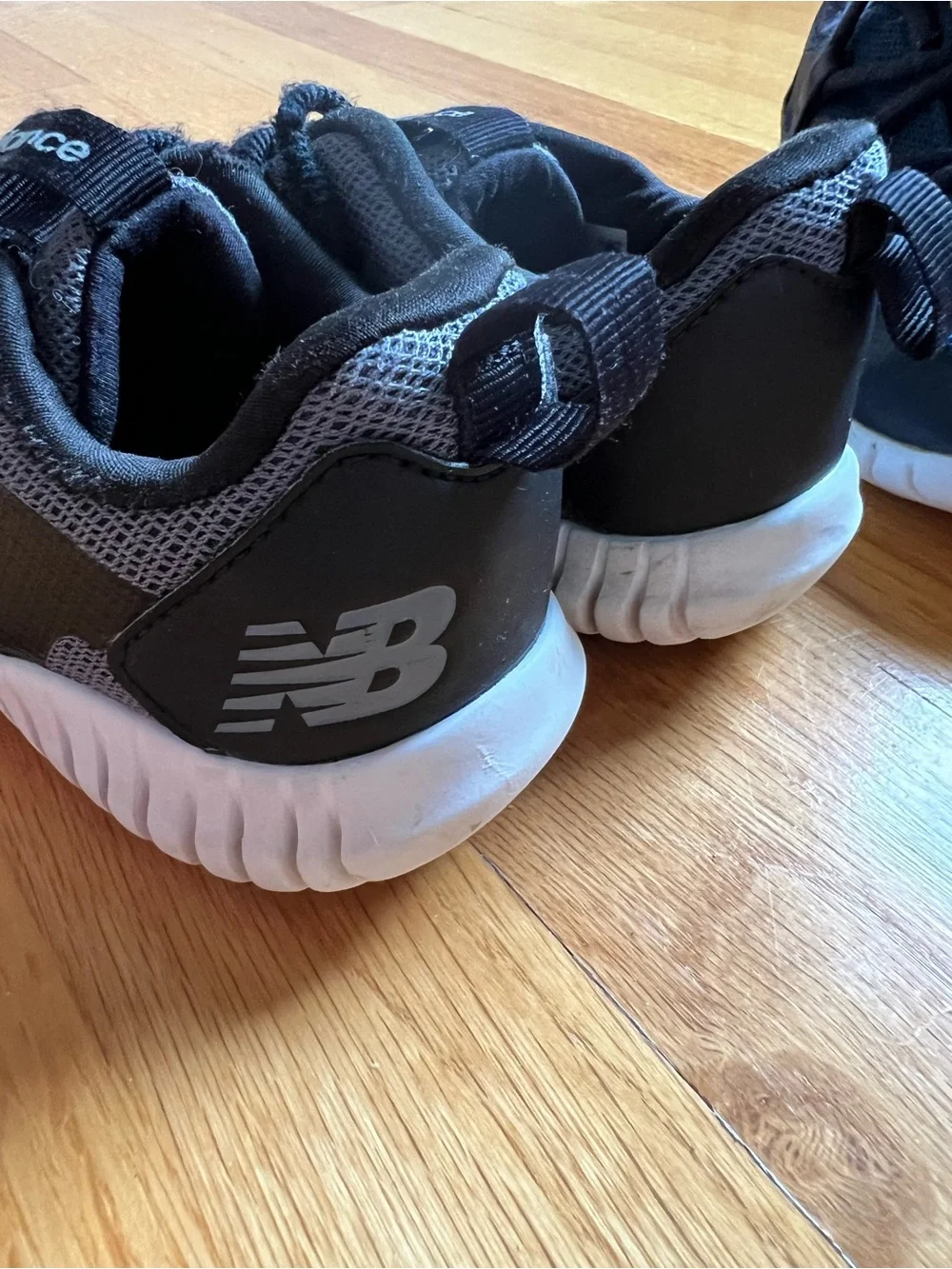 2 Pairs of New Balance elastic lace Sneakers size 13.5**